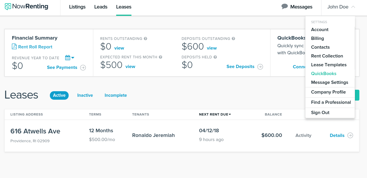 Streamline Property Management Financials