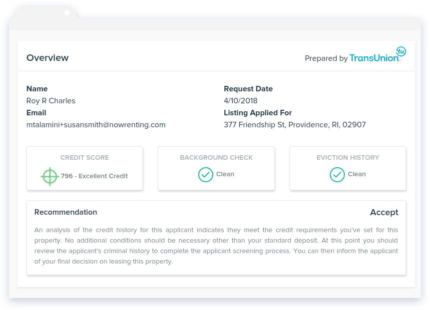 Tenant Background Check
