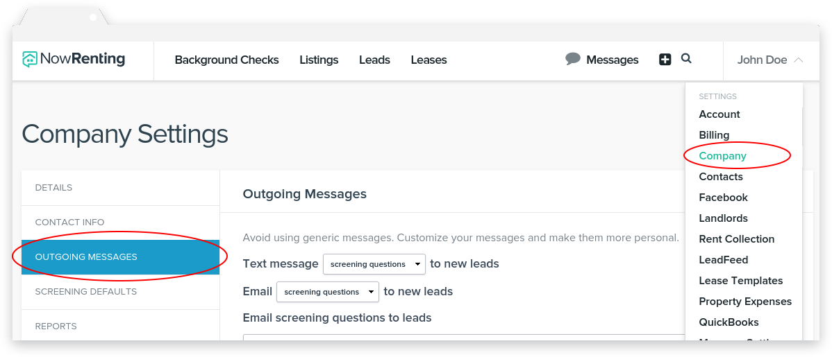 personalize-outgoing-messages-nowrenting